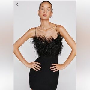 NASTY GAL black mini dress